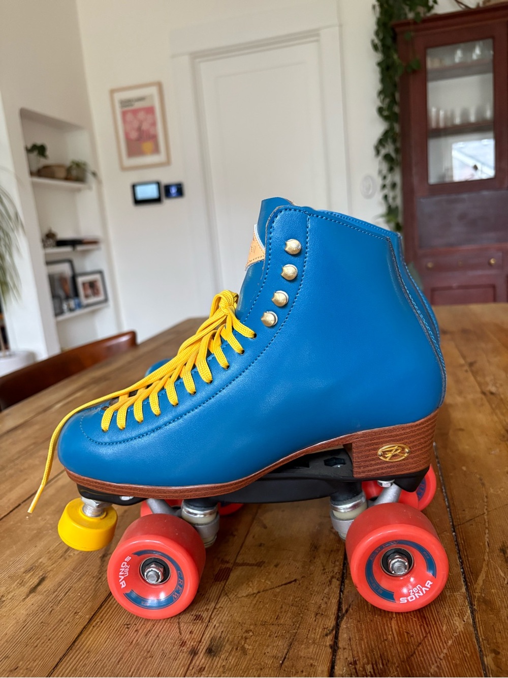 Riedell Crew Roller Skates Size 8 - Picture 6 of 10